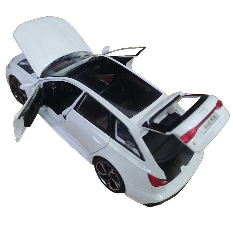 Audi RS6 Diecast Car with Traffic Light view 6