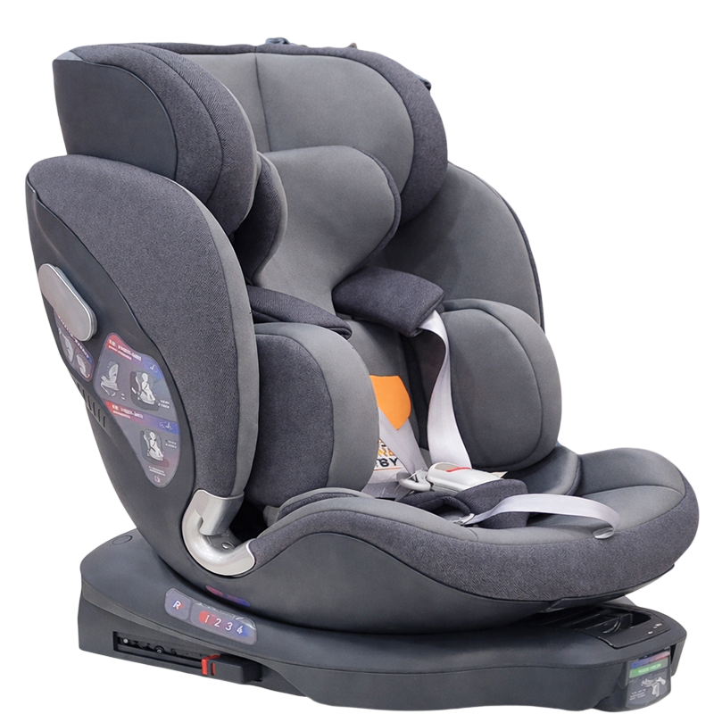 360° Rotatable ISOFIX Baby Car Seat with 5-Point Harness & Adjustable Recline (0–18 KG)