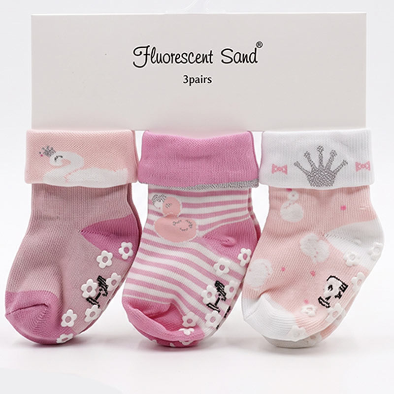 3 Pair Baby Socks (0-6m)