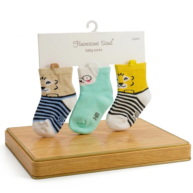 3 Pair Baby Socks (0-3m)