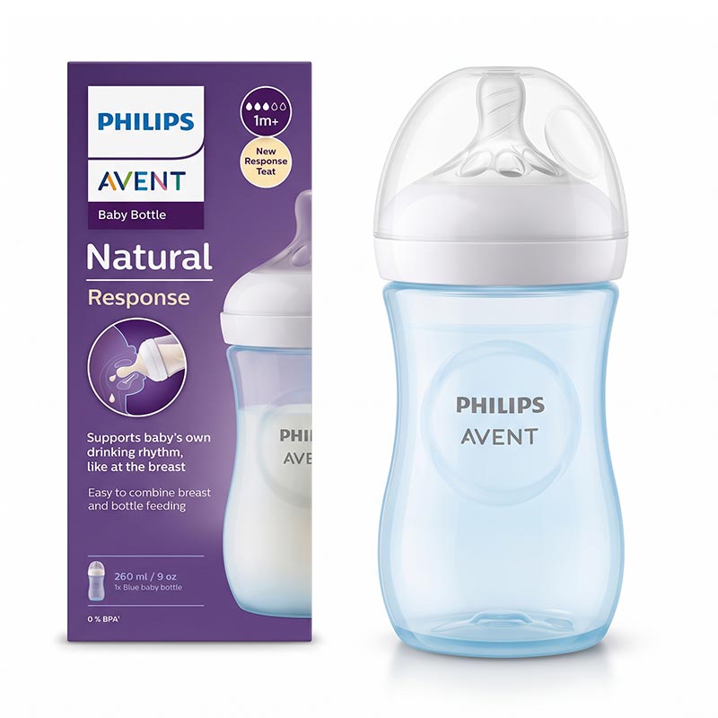Philips Avent Natural Feeding Bottle 260ml 1m+
