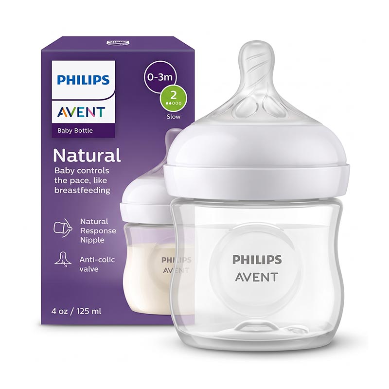 Philips Avent Natural Feeding Bottle 125ml 0m+