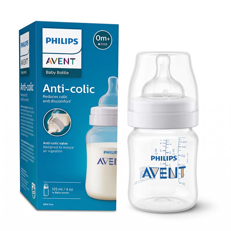 Philips Avent Anti-Colic Feeding Bottle 125ml 0m+